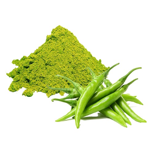 Export-quality green chilli powder by QuickExim