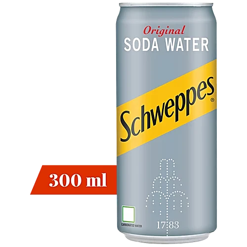 Import Schweppes Soda Water Can India